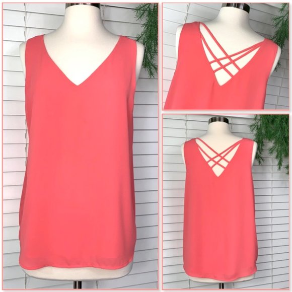 mine Tops - |•MINE•| Pretty Coral Summer Top